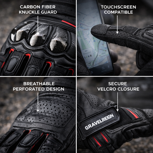 Gravelreign KnuckleGuard Riding Gloves