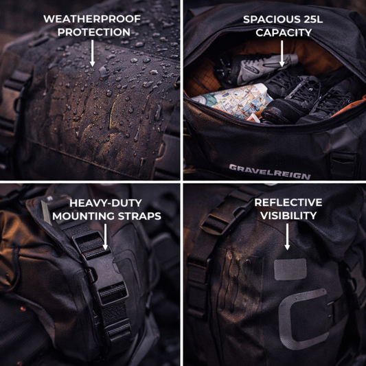 Gravelreign Waterproof Rear Tail Bag