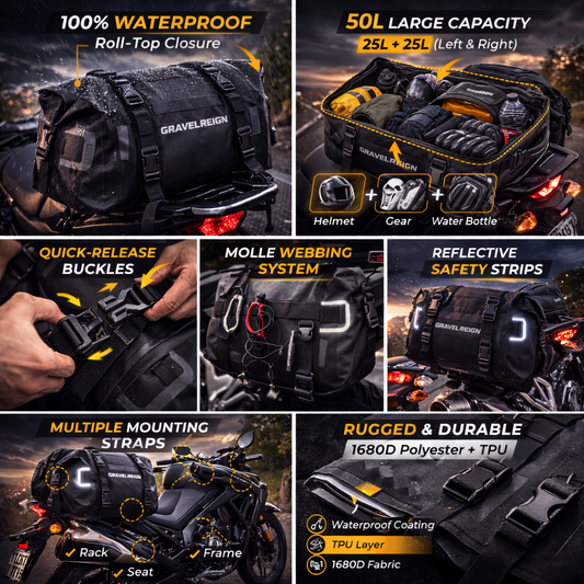 Gravelreign Universal Saddle Bags