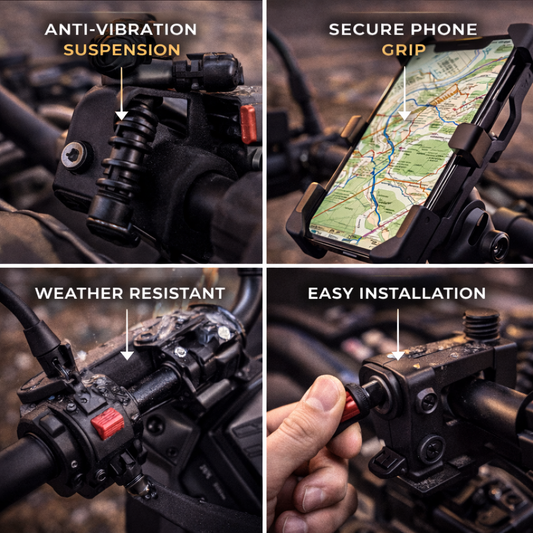 Gravelreign Anti-Vibration Phone Mount