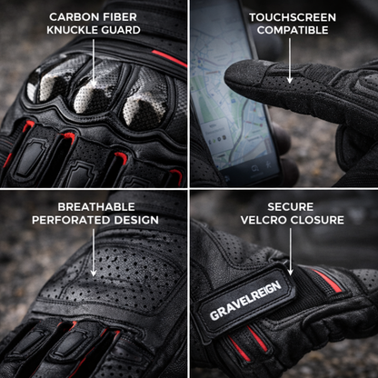 Guantes de equitación Gravelreign KnuckleGuard