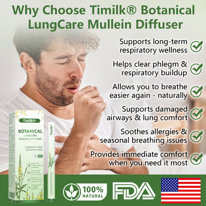 Timilk® Botanical LungCare Mullein Diffuser⚕️