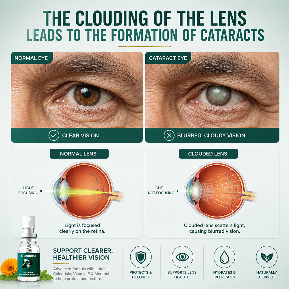 curalona® Lutein Eye Care Spray — 10-Second Daily Routine