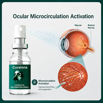 curalona® Lutein Eye Care Spray — 10-Second Daily Routine