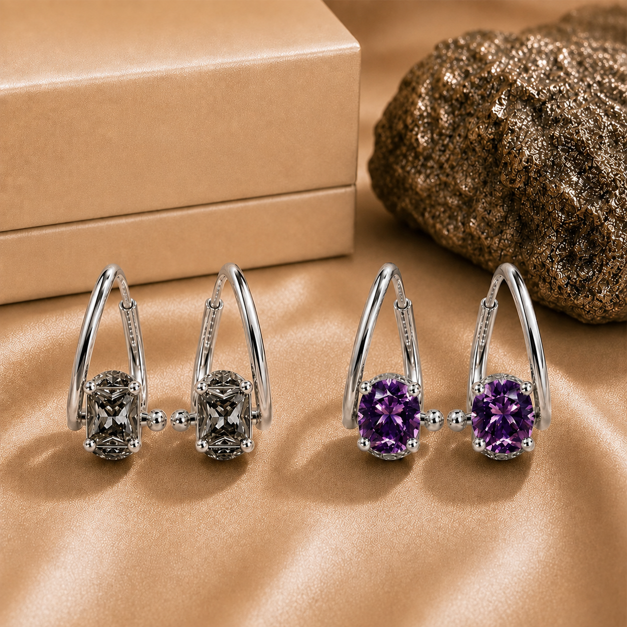 (SPECIAL SALE – LAST DAY: 80% OFF 🔥) 👩🏻‍⚕️🎁 Germanium & Magnesium Earrings – Lymphatic Vitality & Magnetic Therapy