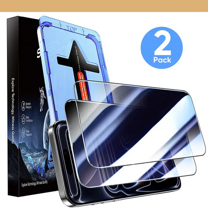 (🔥LAST DAY – 50% OFF) 2-Pack Screen Protector for iPhone, Samsung, and Google–Crystal Clear, Scratch-Resistant, Ultra-Smooth Touch, Privacy Protection, Circular Polarized Eye Protection, Easy Installation