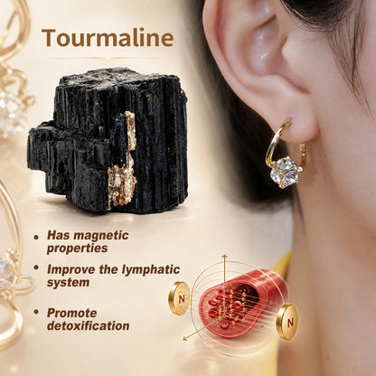 (SPECIAL SALE – LAST DAY: 80% OFF 🔥) 👩🏻‍⚕️🎁 Germanium & Magnesium Earrings – Lymphatic Vitality & Magnetic Therapy