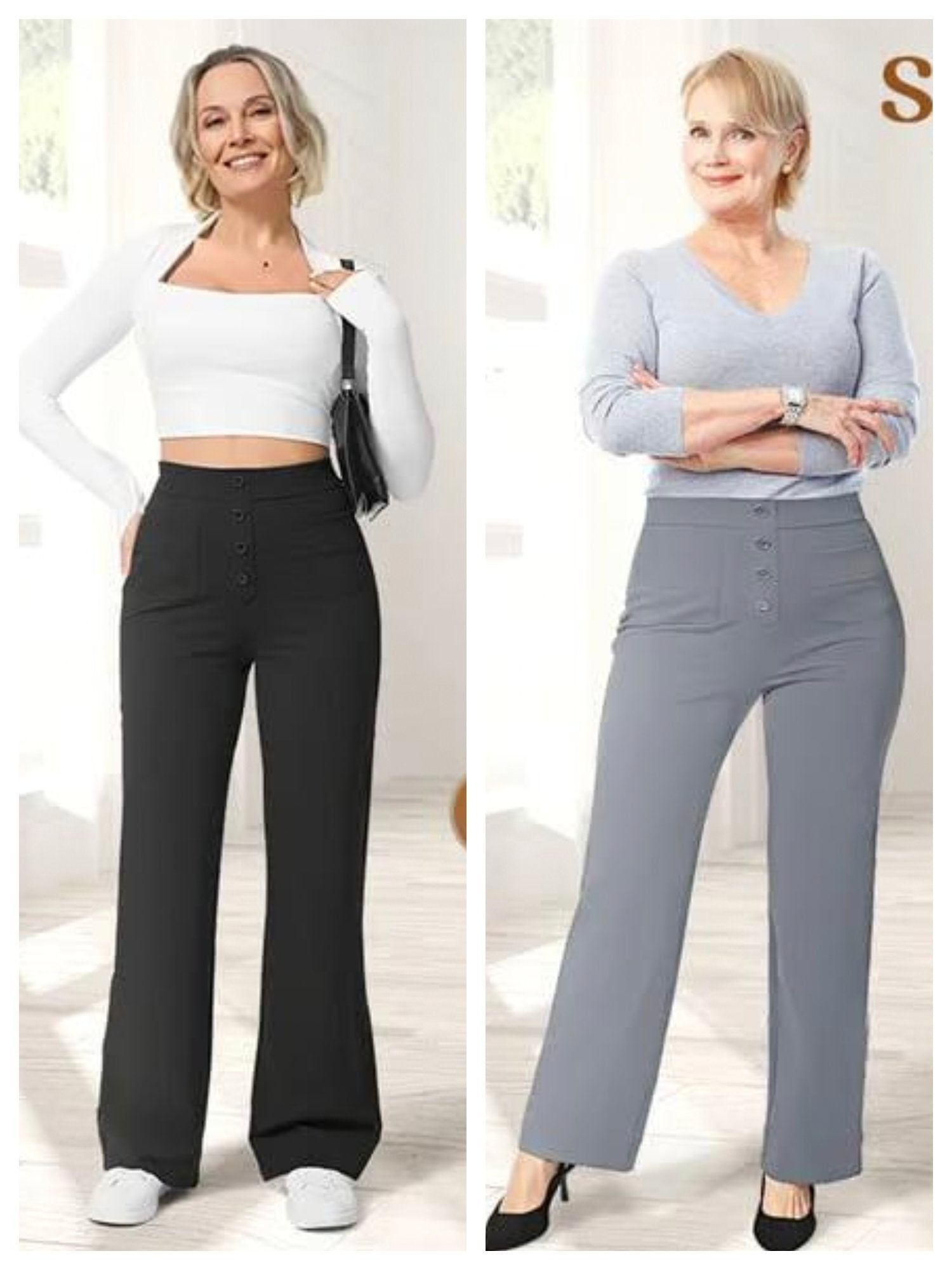 🔥2PCS-Black& Grey