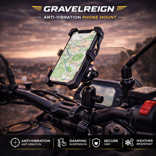 Gravelreign Anti-Vibration Phone Mount