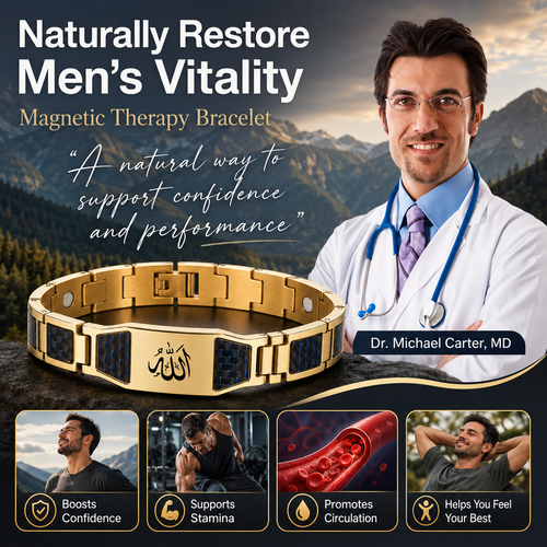 ✨CZTICLE®🔥Men’s Strength & Vitality Bracelet💯🎂Upgrade Your Energy, Style, and Confidence-ABB8