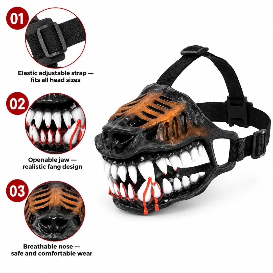 🎃 EARLY HALLOWEEN 80% OFF🔥🐶Hell Hound Monster Muzzle