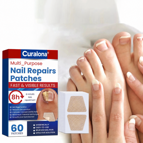 🔥 Last Day 50% OFF CURALONA® Nail Fungus Care Patches 🩹 From Yellow, Brittle-Looking Nails to Clearer, Healthier-Looking Nails