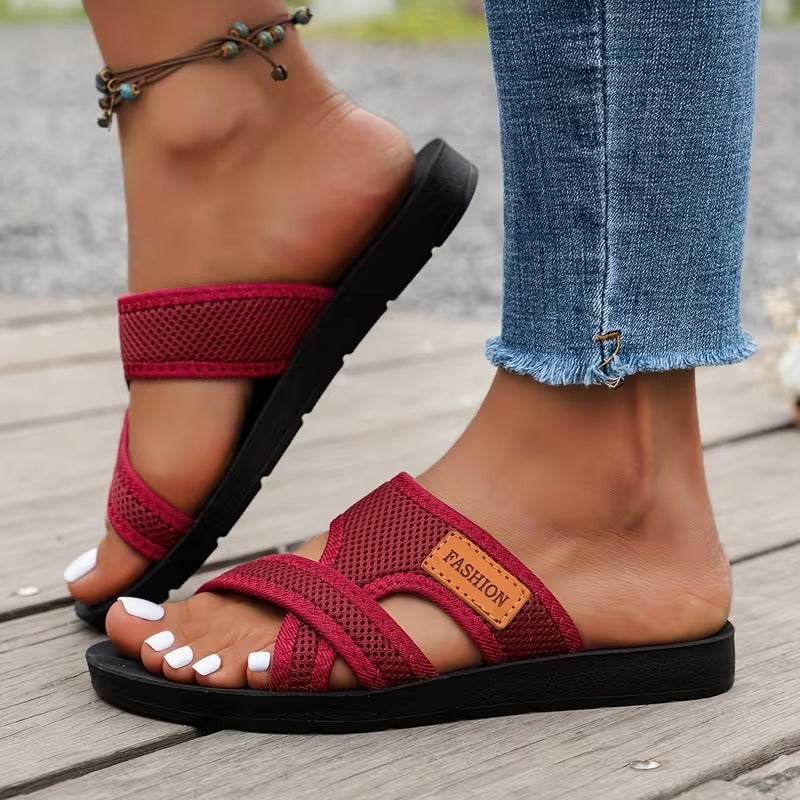 🚨𝙇𝘼𝙎𝙏 𝘿𝘼𝙔: 𝟴𝟬% 𝙊𝙁𝙁: Lightweight Comfort Slides for Women – Breathable, Versatile & Easy to Slip On