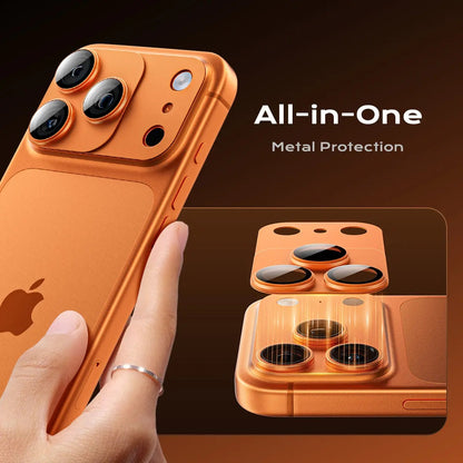 Magnetic Lens Protector for iPhone 17 Pro/Max – 99% Transparency, Original HD Clarity, Scratch-Resistant, Durable, Magnetic Design for Easy Installation & Removal