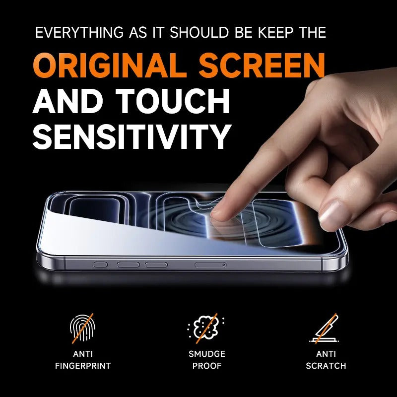 (🔥LAST DAY – 50% OFF) 2-Pack Screen Protector for iPhone, Samsung, and Google–Crystal Clear, Scratch-Resistant, Ultra-Smooth Touch, Privacy Protection, Circular Polarized Eye Protection, Easy Installation
