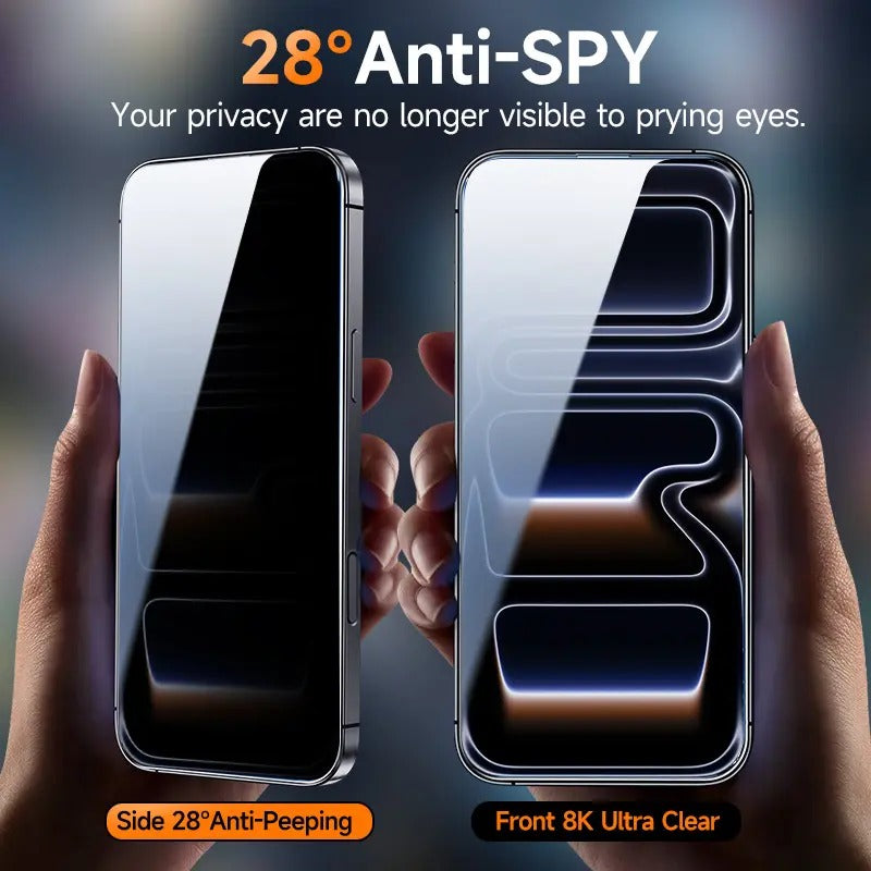 (🔥LAST DAY – 50% OFF) 2-Pack Screen Protector for iPhone, Samsung, and Google–Crystal Clear, Scratch-Resistant, Ultra-Smooth Touch, Privacy Protection, Circular Polarized Eye Protection, Easy Installation