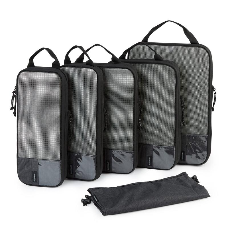 Gravelreign Compression Packing Cubes for Suitcases - 6 Set Travel Organizer Polyester Cubes for Luggage Organization SpringStatements